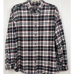 Eddie Bauer flannel shirt men’s 2XL relaxed fit long sleeve button down